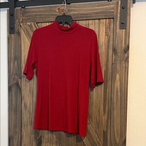 Torrid Scarlet Mock Neck Top